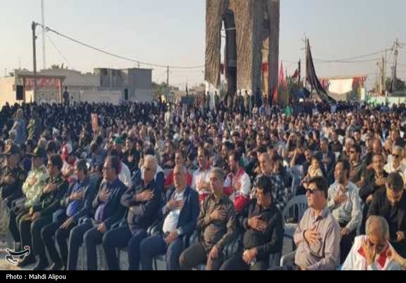 شهرستان دارالشهدا دشتی میزبان هفدهمین شهید خوشنام شد+تصاویر