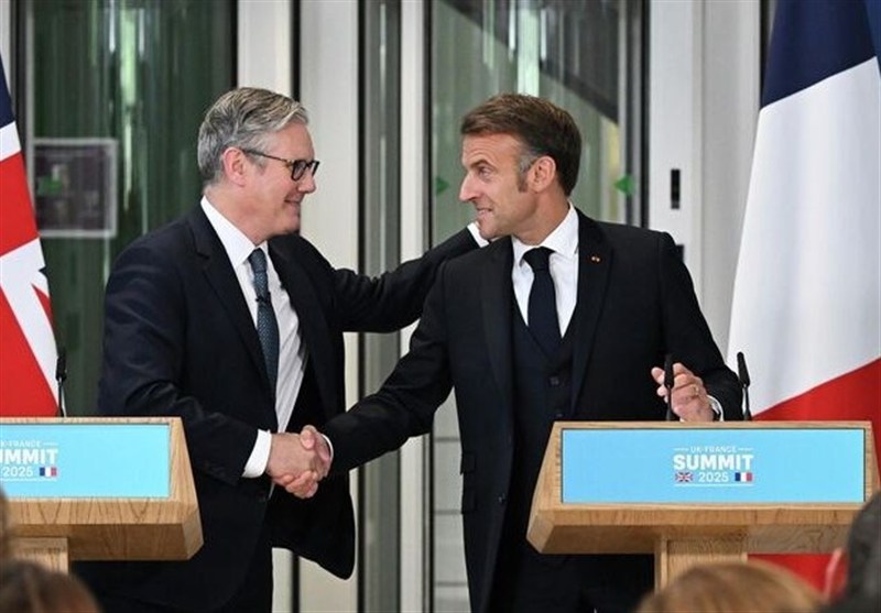 سخنان ماکرون و استارمر درباره شروط پایان درگیری اوکراین