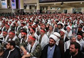 مراسم روز بسیج در حسینیه امام خمینی(ره) برگزار شد