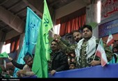 نمایش اقتدار بسیجیان کرمانشاه
