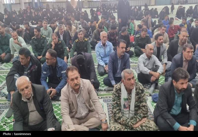 اجتماع بزرگ اقتدار بسیجیان شهرستان چرام+فیلم