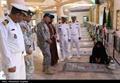 تجلیل از دریادلان عملیات مروارید در مراسم معنوی پایگاه دریایی بوشهر