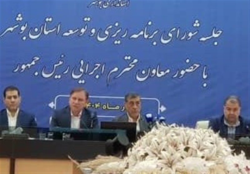 اجرایی شدن 30 مصوبه سفر رئیس جمهور در استان بوشهر