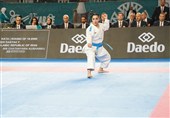 کاراته قهرمانی جهان|پایان کار تنها نماینده کاتای ایران با شکست مقابل حریف یونانی