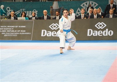 کاراته قهرمانی جهان|پایان کار تنها نماینده کاتای ایران با شکست مقابل حریف یونانی