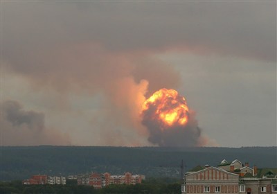 انفجار در یک پایگاه موشکی روسیه