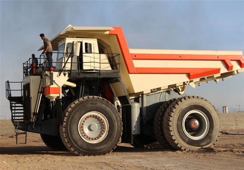 نسخه اولیه دامپ‌تراک ایرانی 150 تنی با رانش الکتریکی ساخته شد