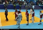 دیدار تیم فوتسال پردیس قزوین _فولاد زرند ایرانیان