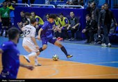 دیدار تیم فوتسال پردیس قزوین _فولاد زرند ایرانیان