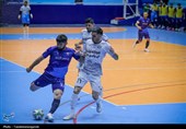 دیدار تیم فوتسال پردیس قزوین _فولاد زرند ایرانیان