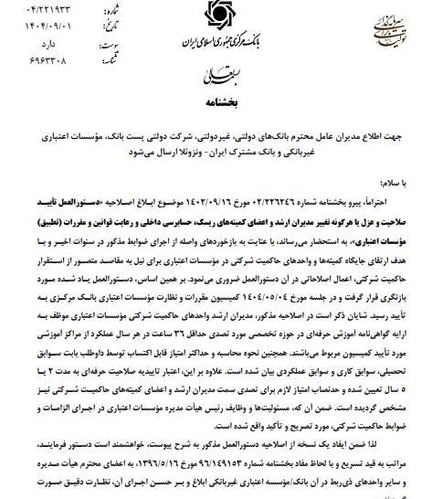بانک مرکزی جمهوری اسلامی ایران , 