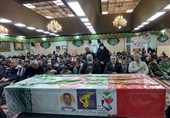 تشییع پیکر شهید قاسم علیزاده جانباز 70 درصد مشهدی
