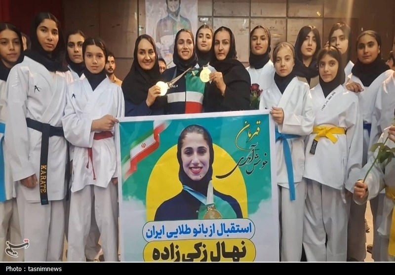 قهرمان ناشنوای المپیک توکیو با دو طلا به زادگاهش بازگشت+تصاویر