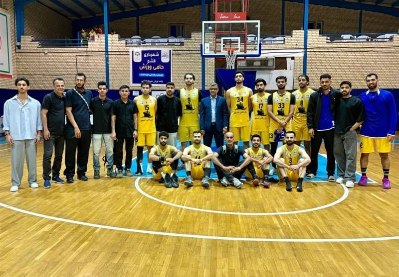 پیروزی خانگی تیم بسکتبال کاوان قشم برابر مقاومت شهرداری تبریز