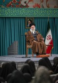 دیدار هزاران نفر از زنان و دختران با رهبر معظم انقلاب