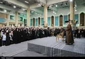دیدار هزاران نفر از زنان و دختران با رهبر معظم انقلاب