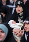 دیدار هزاران نفر از زنان و دختران با رهبر معظم انقلاب