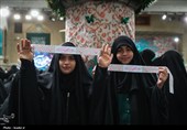 دیدار هزاران نفر از زنان و دختران با رهبر معظم انقلاب