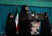 دیدار هزاران نفر از زنان و دختران با رهبر معظم انقلاب
