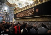 حرم قم در عزای حضرت ام‌البنین(س) سیاهپوش شد