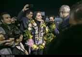 مراسم استقبال از قهرمان کاراته جهان در کرمانشاه