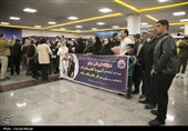 مراسم استقبال از قهرمان کاراته جهان در کرمانشاه