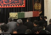 مراسم وداع با شهید گمنام درهمدان