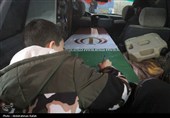 مراسم وداع با شهید گمنام درهمدان