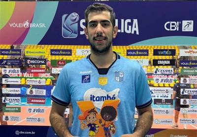 پیروزی امیدوارکننده یاران کریمی در لیگ والیبال برزیل