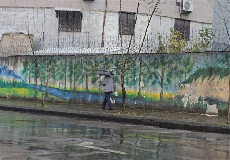 گیلان دوباره در آغوش باران