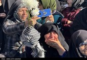 عطر شهادت در همدان؛ خاکسپاری شهید گمنام همزمان با وفات ام‌البنین(س)