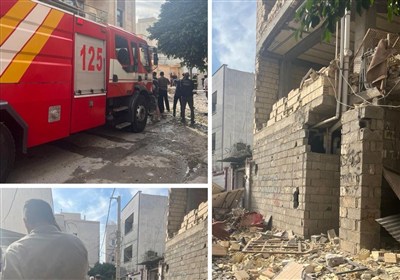 انفجار ساختمان 2 طبقه در بوشهر 6 مصدوم بر جای گذاشت+تصویر