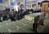 تشییع پیکر شهید گمنام دفاع مقدس درهمدان