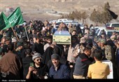 تشییع پیکر شهید گمنام دفاع مقدس درهمدان