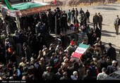 تشییع پیکر شهید گمنام دفاع مقدس درهمدان