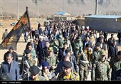 تشییع پیکر یک شهید گمنام در روستای سورک با حضور گسترده مردم
