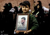 قاب‌های ماندگار از حضور خانواده شهدا در آیین ملی &#171;شکوه ایثار&#187;