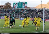 دیدار تیم های فوتبال خیبر خرم‌آباد و شمس آذر قزوین