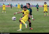 دیدار تیم های فوتبال خیبر خرم‌آباد و شمس آذر قزوین