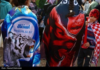 حاشیه دیدار تیم های پرسپولیس و استقلال