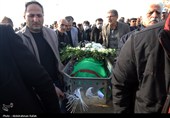 مراسم تشییع پیکر  میرهاشم میری-همدان