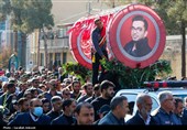 وداع  مردم کرمان با شهید آتش‌نشان