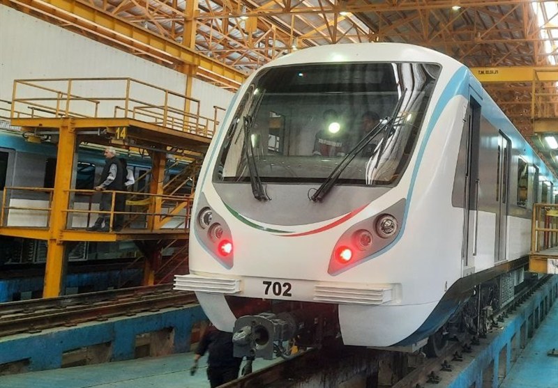 2 رام قطار تولید داخل به  بهره‌برداری رسید