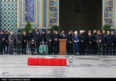 تشییع پیکر فرزند معاون رئیس‌جمهوری در مشهد