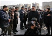 تشییع پیکر فرزند معاون رئیس‌جمهوری در مشهد