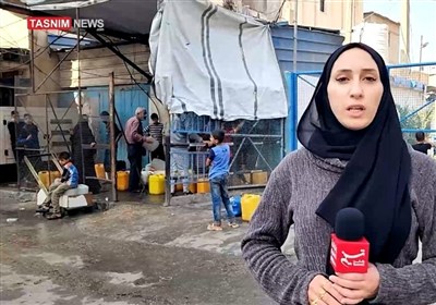 زندگی با یک گالن آب در هفته در اردوگاه المغازی نوار غزه