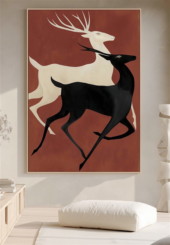 چطور با تابلوهای دکوراتیو، رنگ و انرژی متعادل وارد خانه کنیم