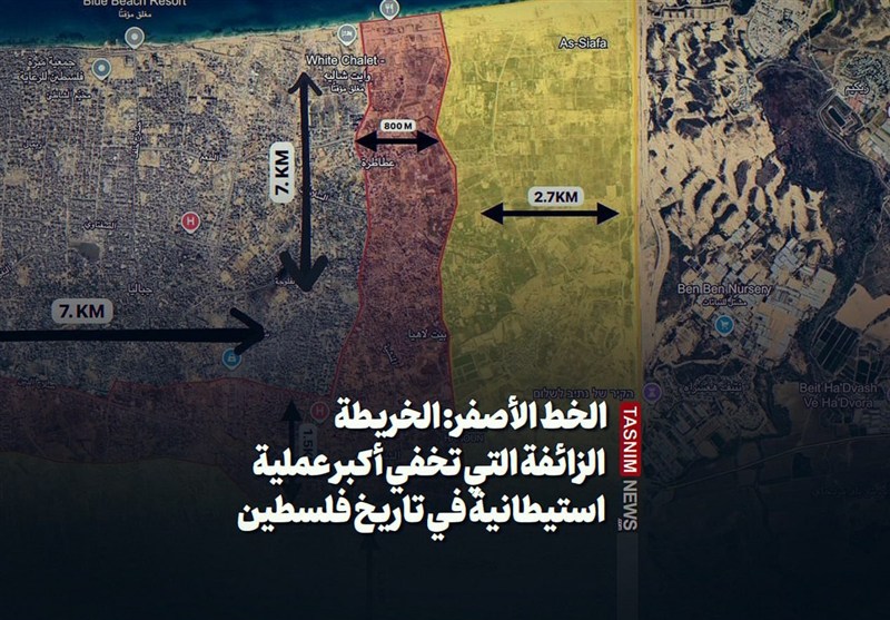 الخط الأصفر: الخريطة الزائفة التي تخفي أكبر عملية استيطانية في تاريخ فلسطين"