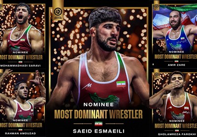 5 نماینده ایران در جمع نامزدهای برترین کشتی‌گیران سال 2025 جهان