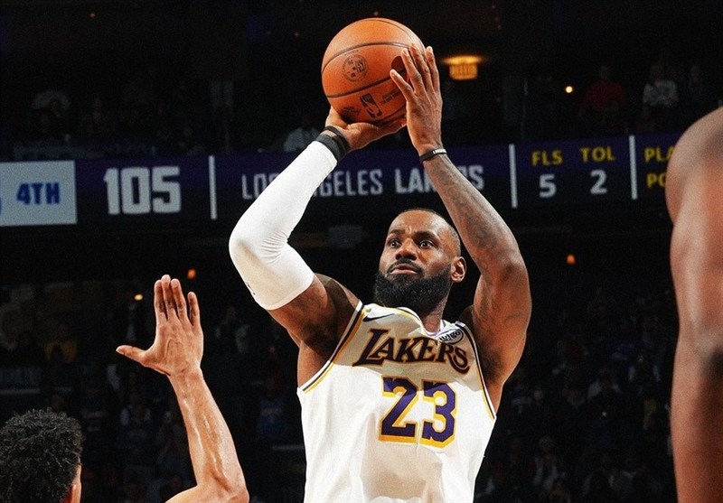 10 امتیاز متوالی لبران جیمز در کوارتر چهارم